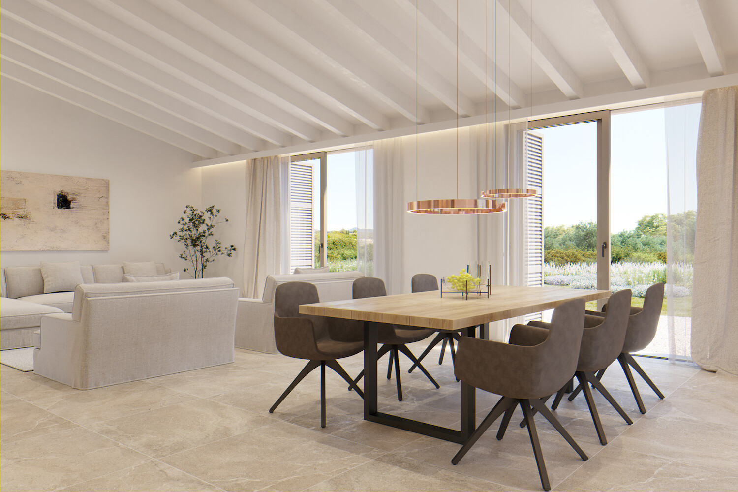 Finca 3 dining area
