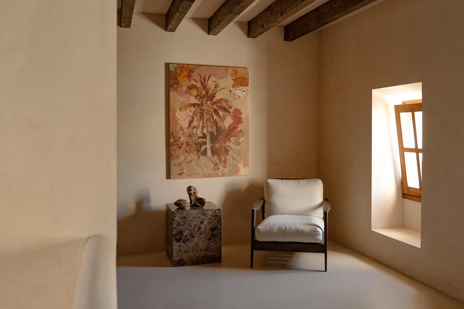 Inviting seating area
