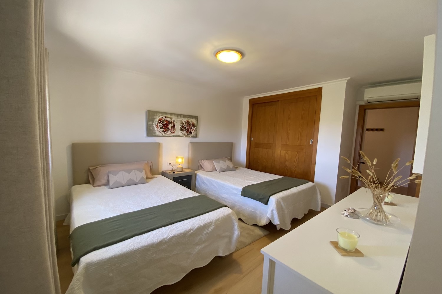 One of 3 bedrooms