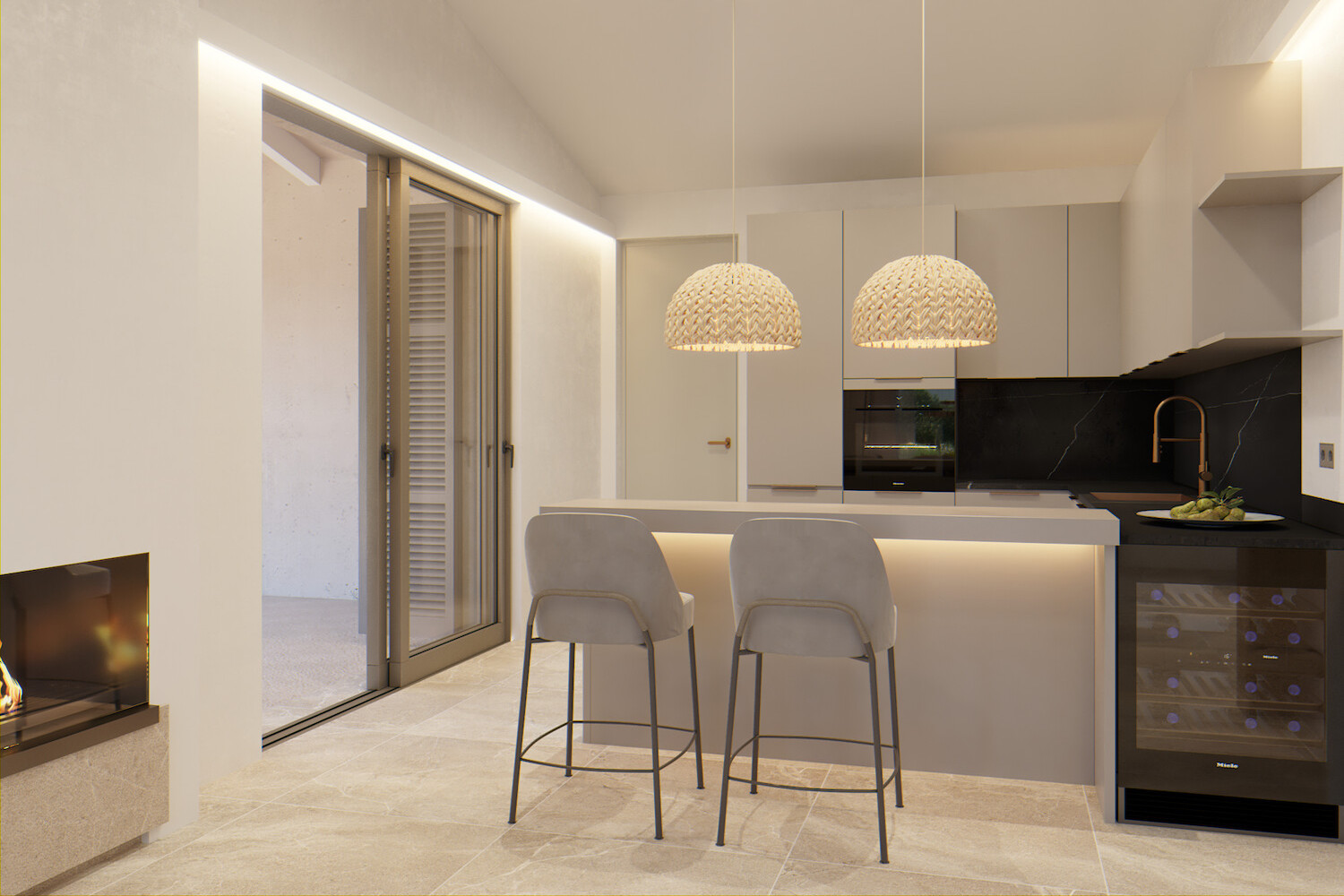 Finca 3 kitchen