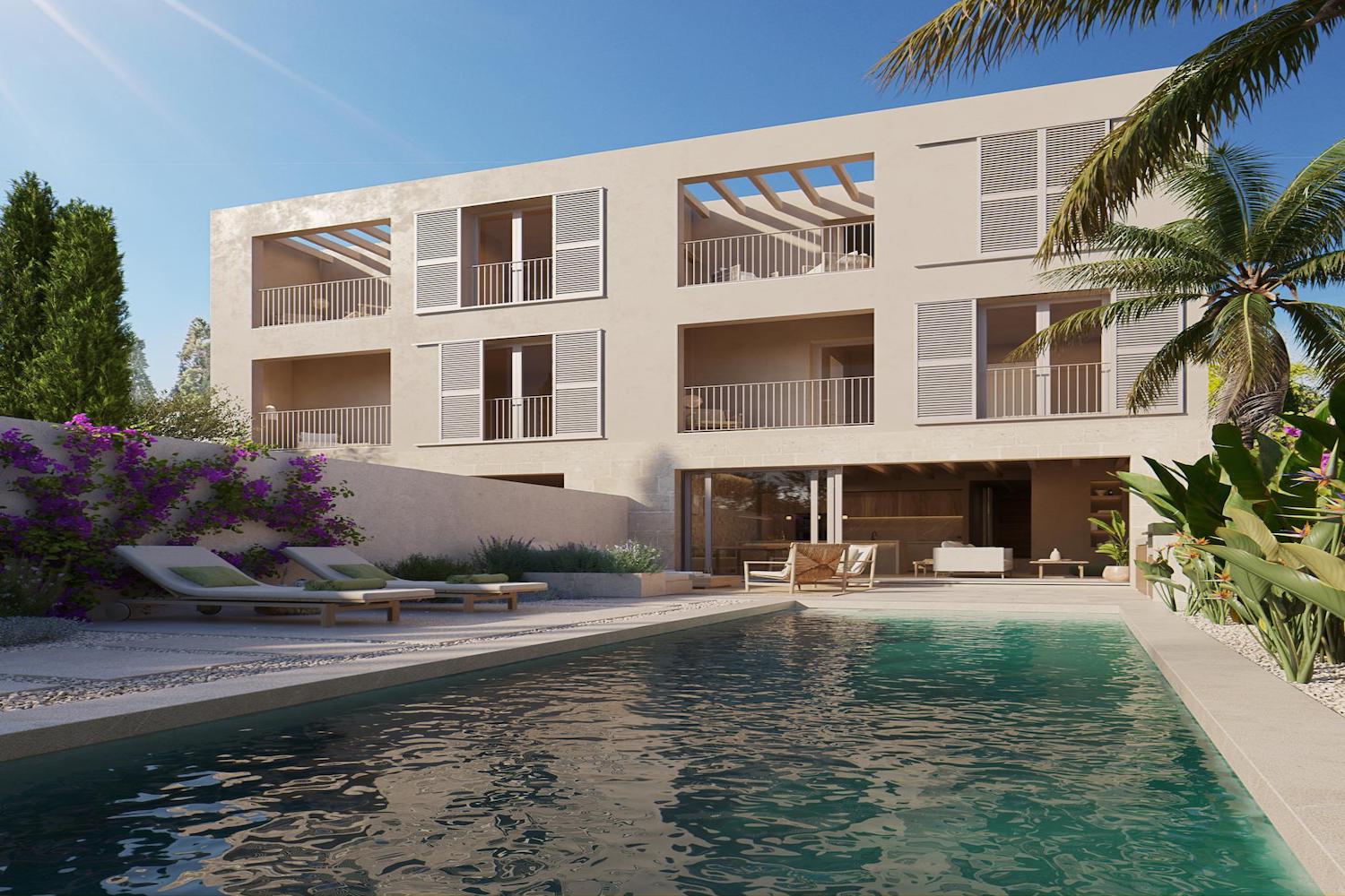 Exclusive new-build townhouse with pool and garage in a central location