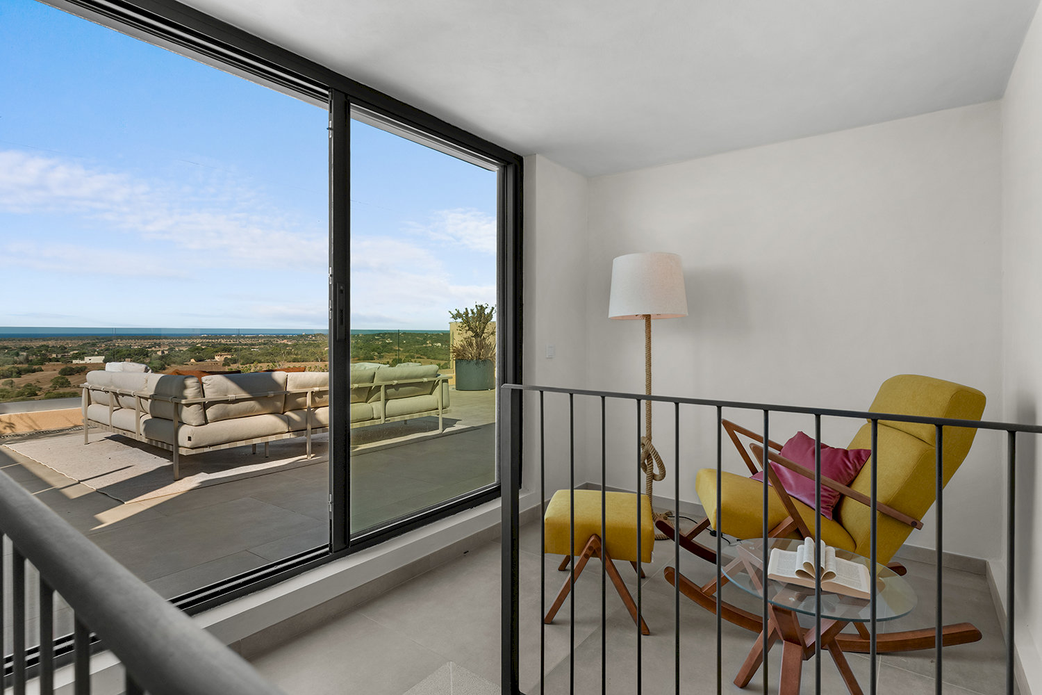 Access to the roof terrace
