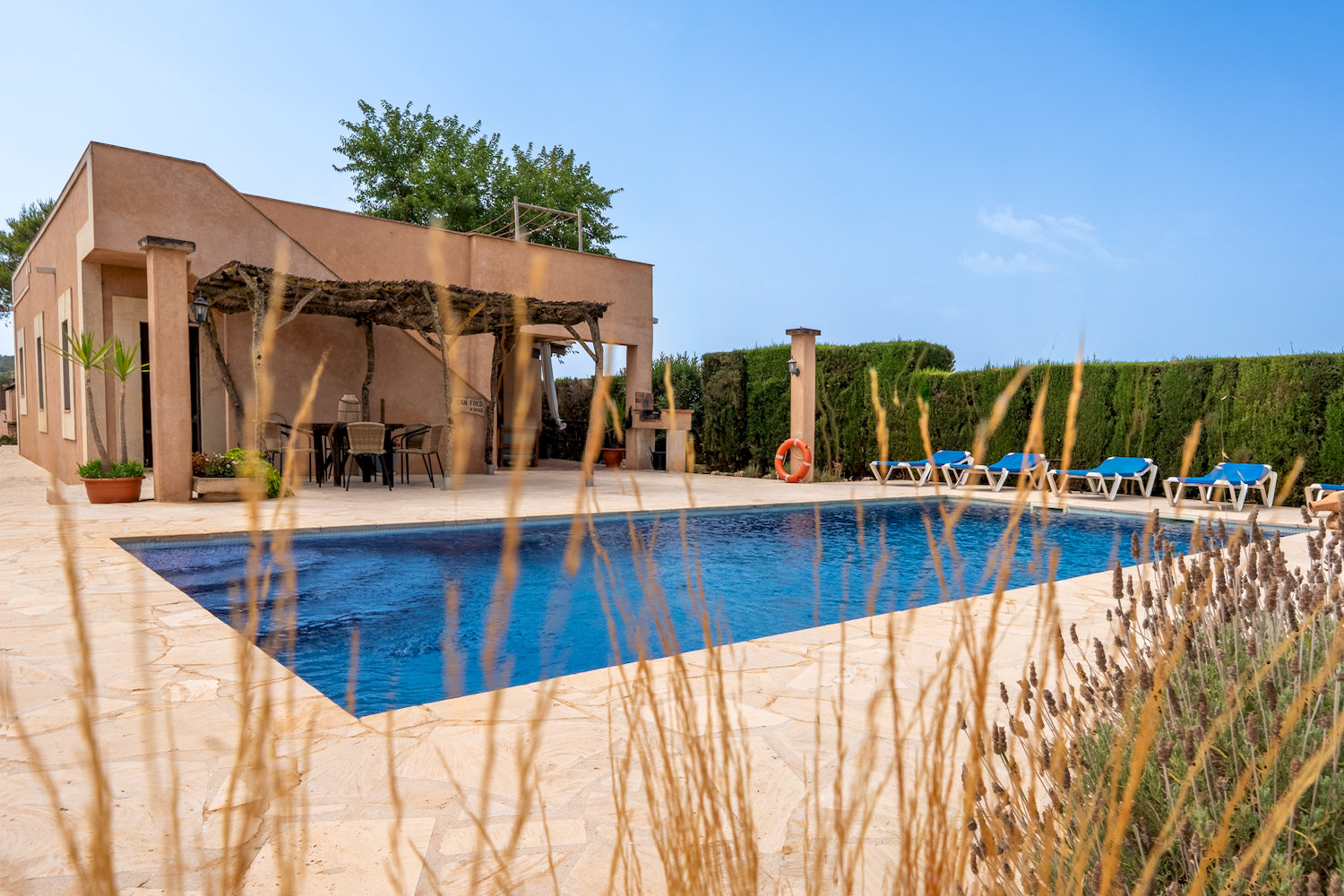 Expansive Pool Terrace and Main Residence