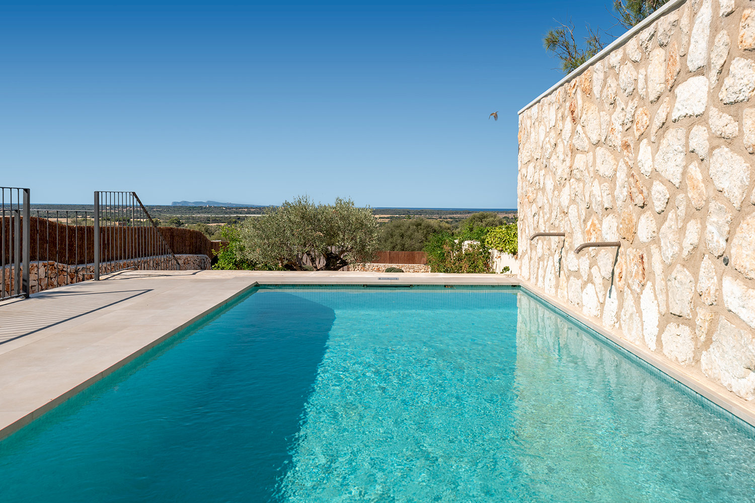 Pool with panoramic views