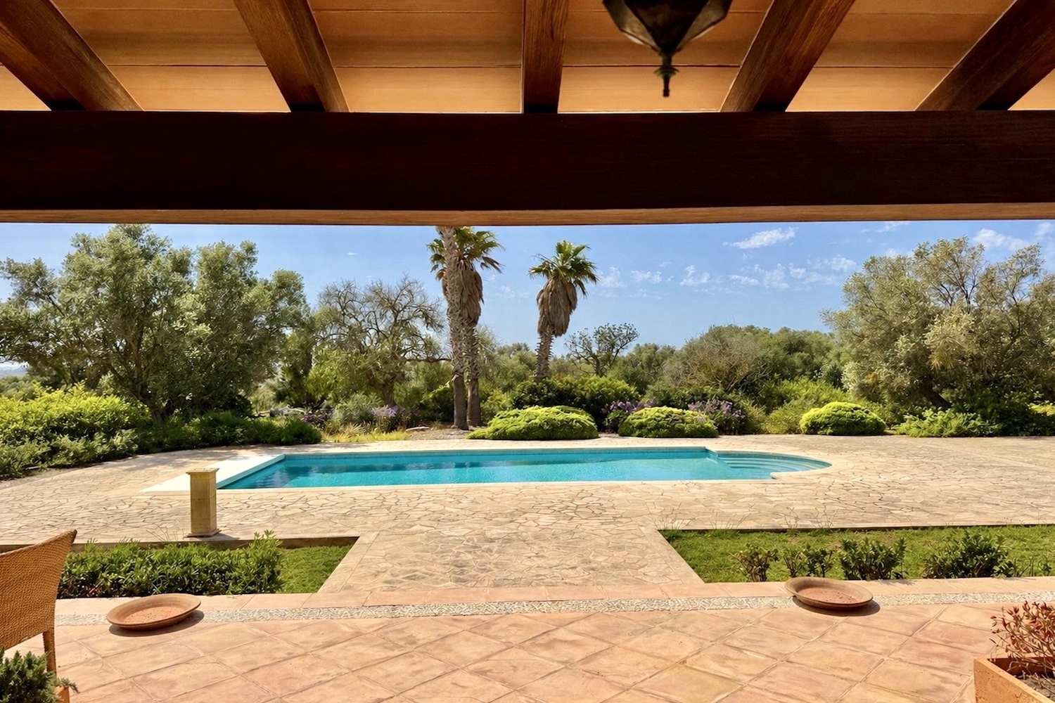 Covered terrace
