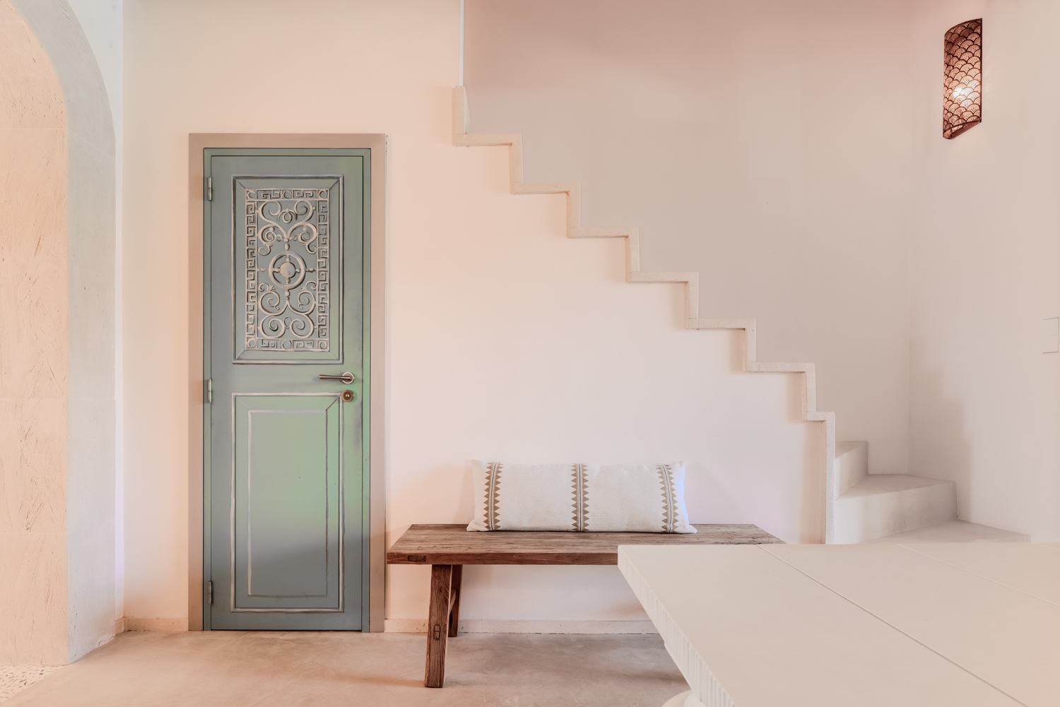 Charming Staircase Detail with Individual Character