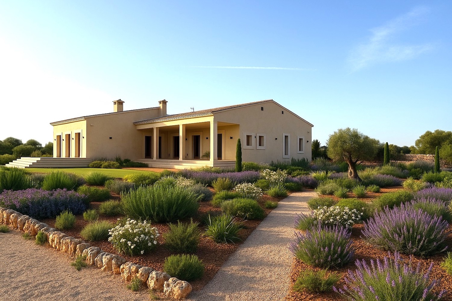 Single-storey finca
