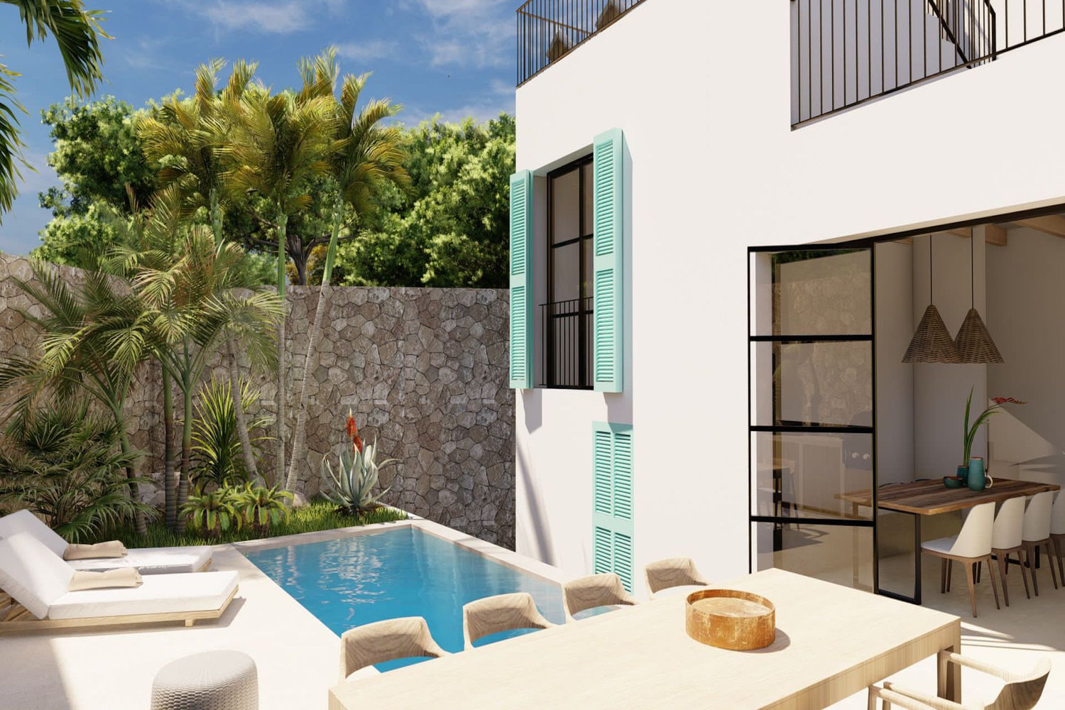 Feel-good ambience with lush greenery