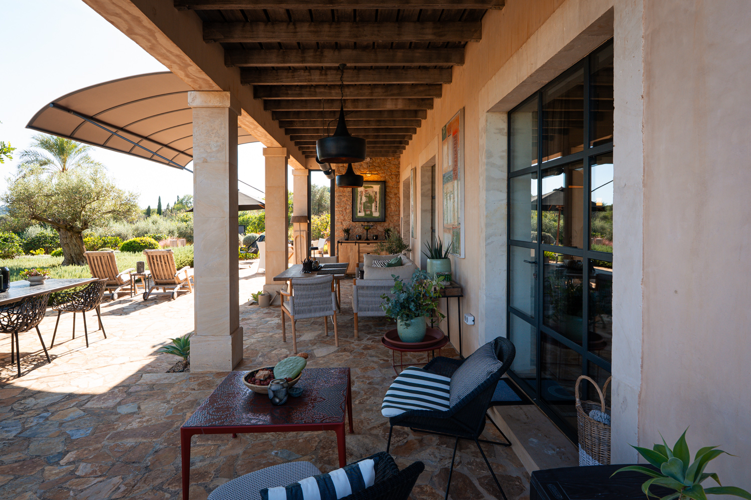 Covered terrace